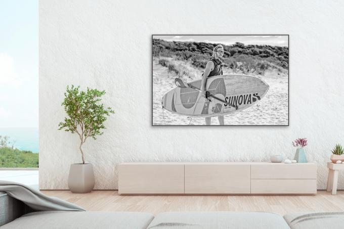 Fine art print of TASSIE SURFER #I on your wall